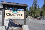 Mammoth Condo Rental Chamonix A7- Bathroom Sink and Shower Area
